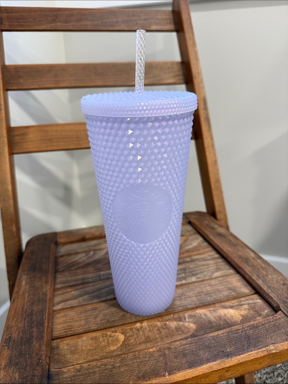 Starbucks Lilac Studded Cold Cup Tumbler 24 oz Lavender Venti NWOT